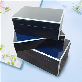 Wooden Jewelry Box with Moveable Tray